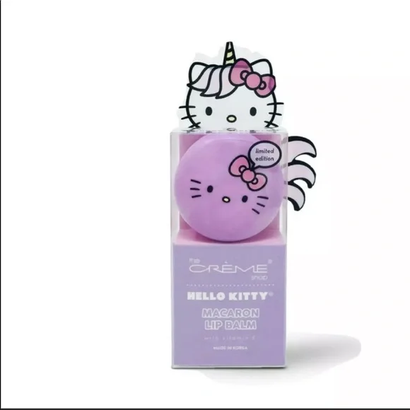 New! BUNDLE The Crème Shop x Hello Kitty Macaron Lip Balm x 5